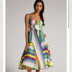 Tracey Reese Hope For Flowers Striped Midi Dress size Medium. Worn once.